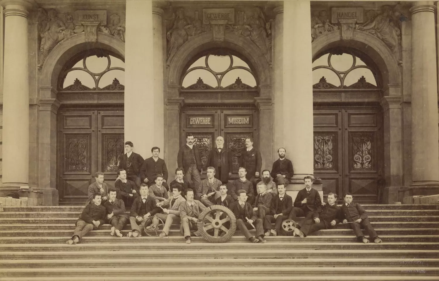 Abschlussklasse Maschinenbau, 1892