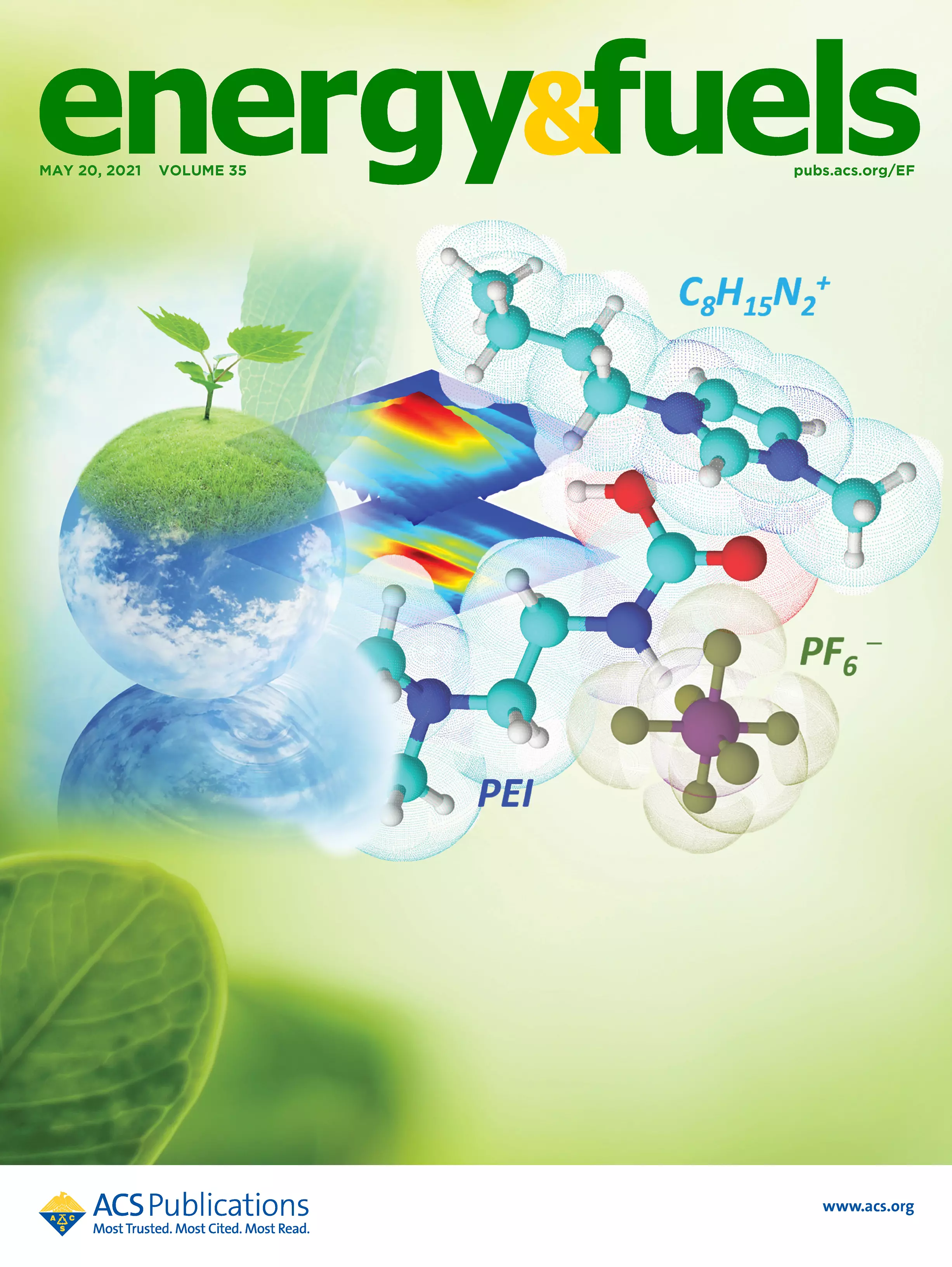 Titelseite von Energy & Fuels, Vol. 35, 20.05.2021, vergrösserte Ansicht