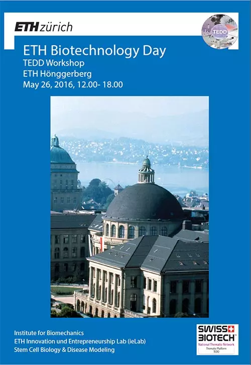Flyer cover ETH Biotechnology Day