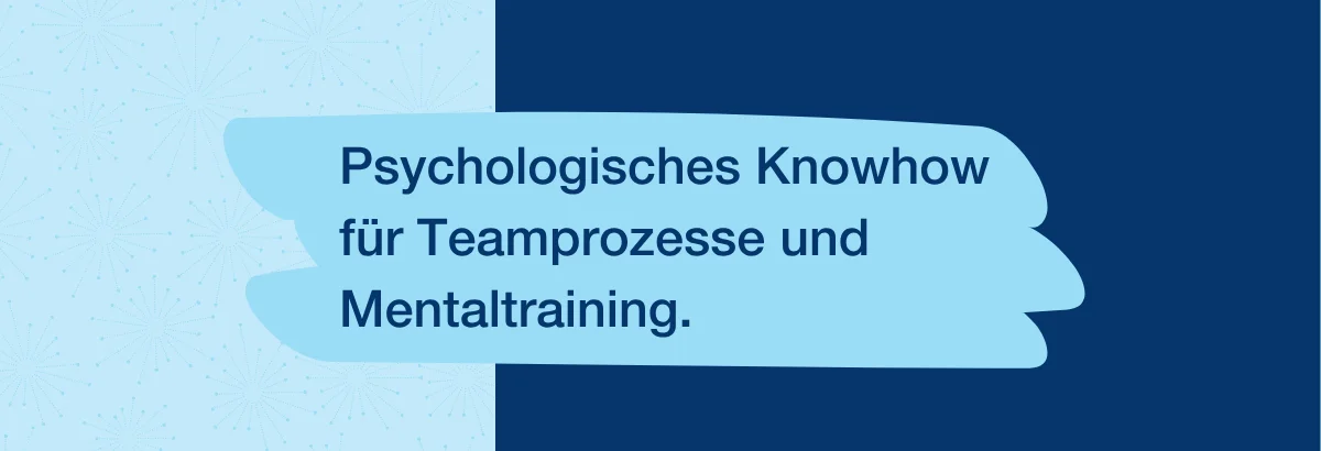 Weiterbildung Sport- & Teampsychologie