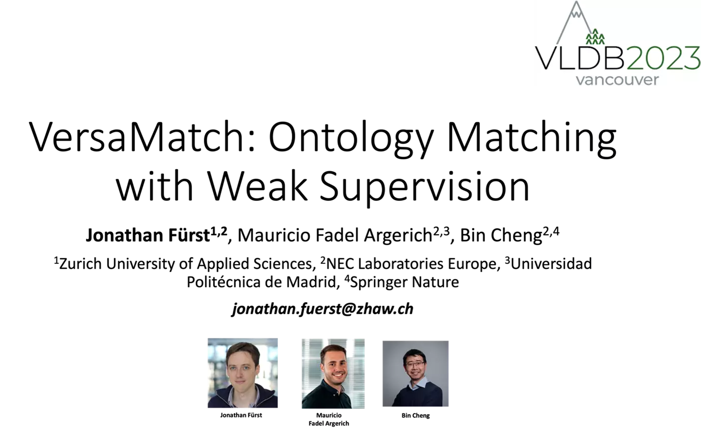 Machine Learning Paper at VLDB the Major International Conference on