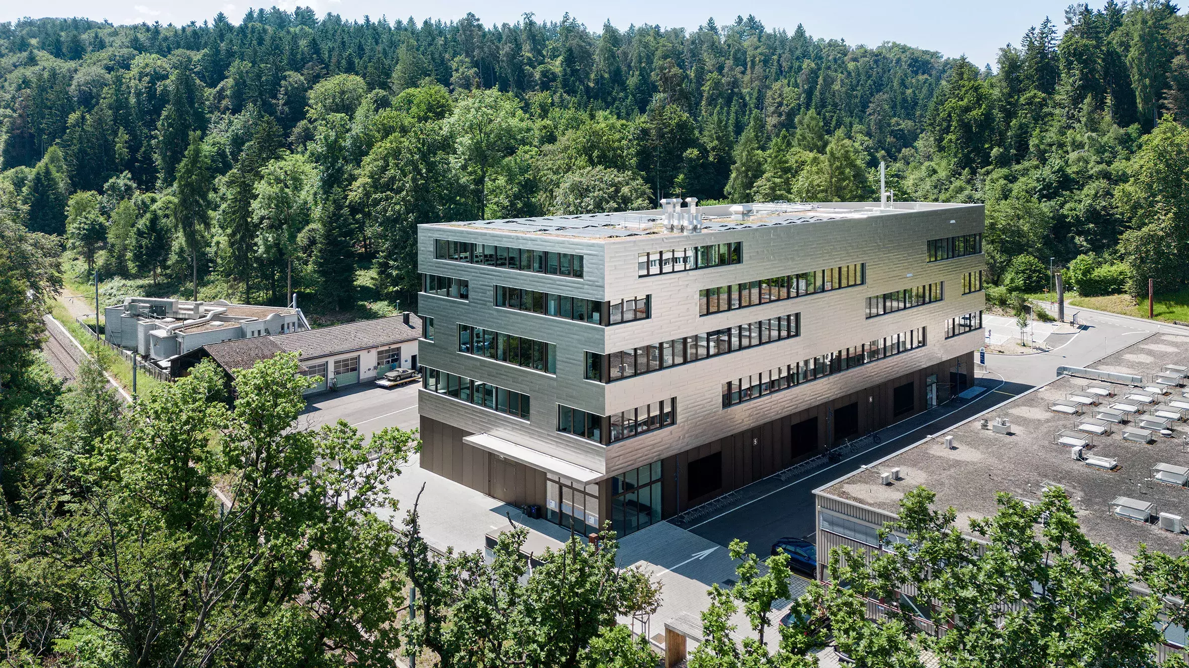 Aussenansicht des ZHAW Campus Future of Food in Wädenswil