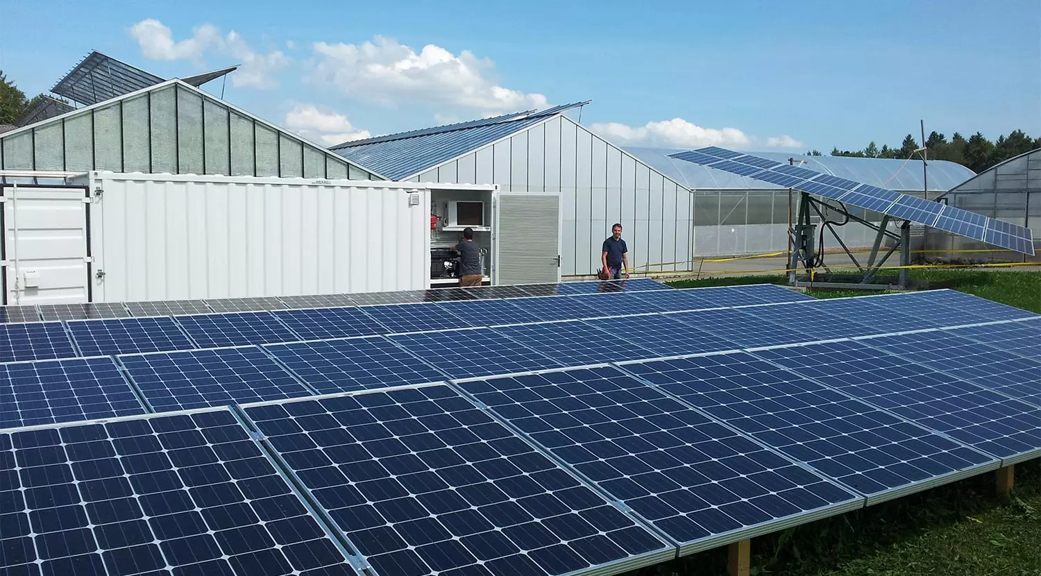 Photovoltaik Versuchsanlage Campus Grüntal