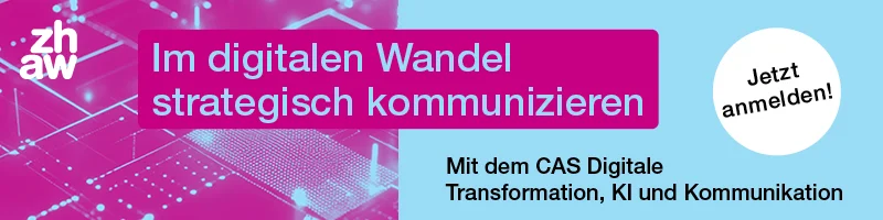 Details zum CAS Digitale Transformation, KI und Kommunikation