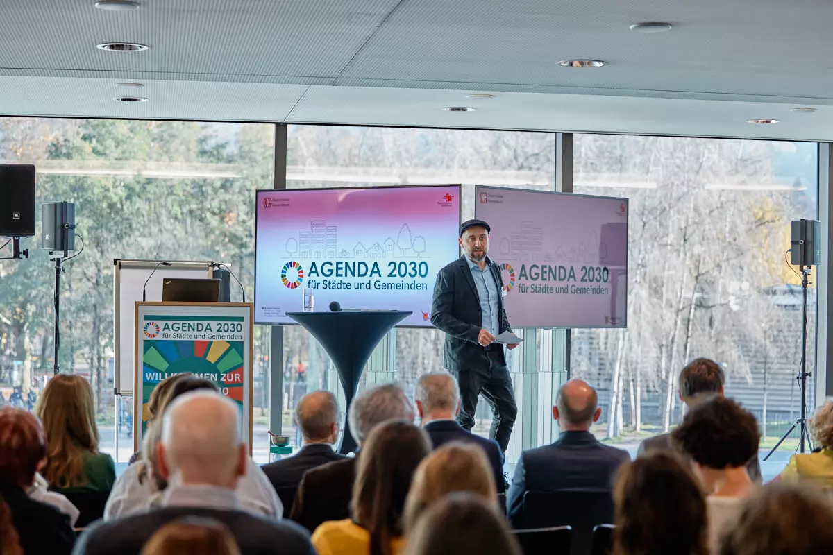  Abb. 4 Die Agenda 2030 Tagung war gefüllt mit Workshops, Exkursionen und Vorträgen (Foto: Darko Todorovic, Land Vorarlberg)