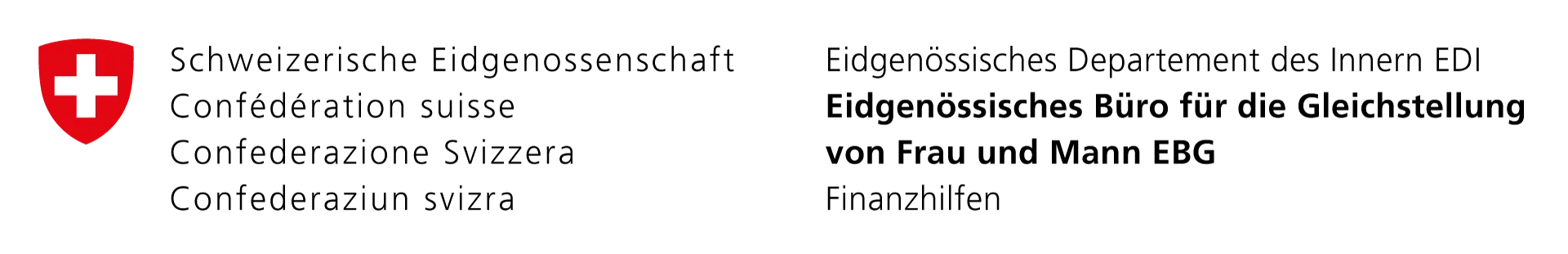 Logo of the Federal Office for Gender Equality (FOGE).