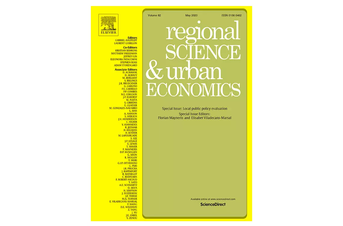 Regional Science and Urban Economics
