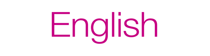 Text in Bild "English"
