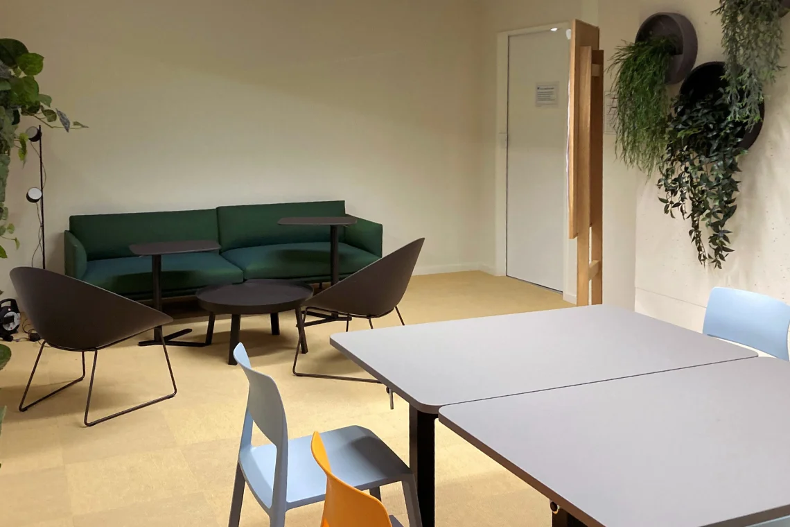 Neue Lernwelten: Break-out-Raum im Toni-Areal