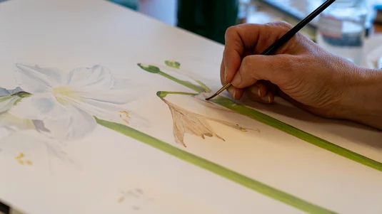 Botanisches Malen im Detail