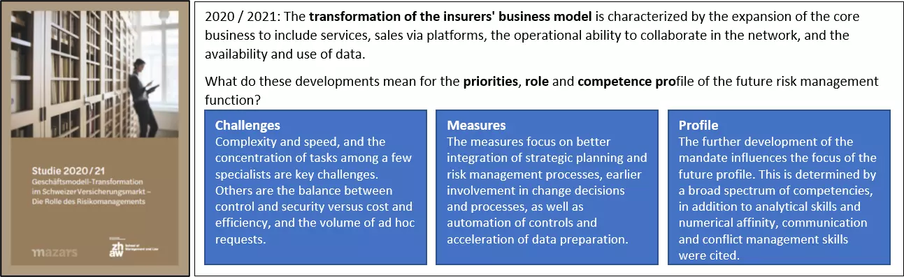 Risk manager: missions, competency, studies