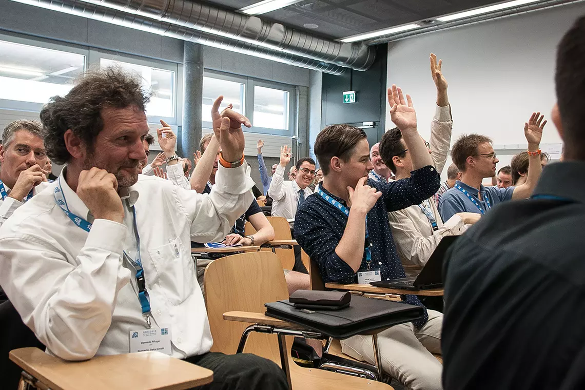 Teilnehmer des 2nd Swiss Workshops on Data Science