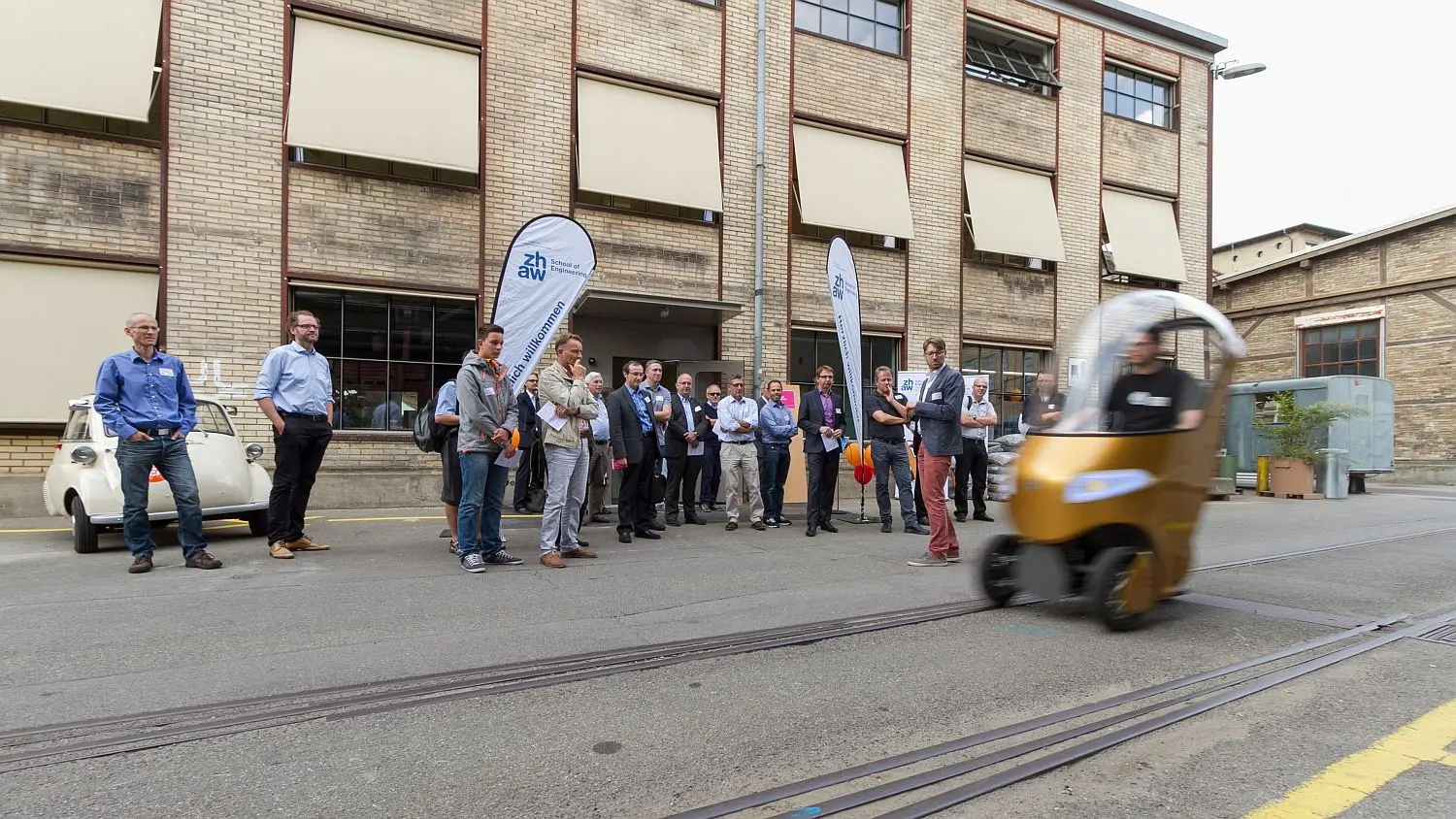Vorführung des BICAR - ein Mobilitätskonzept für die Zukunft