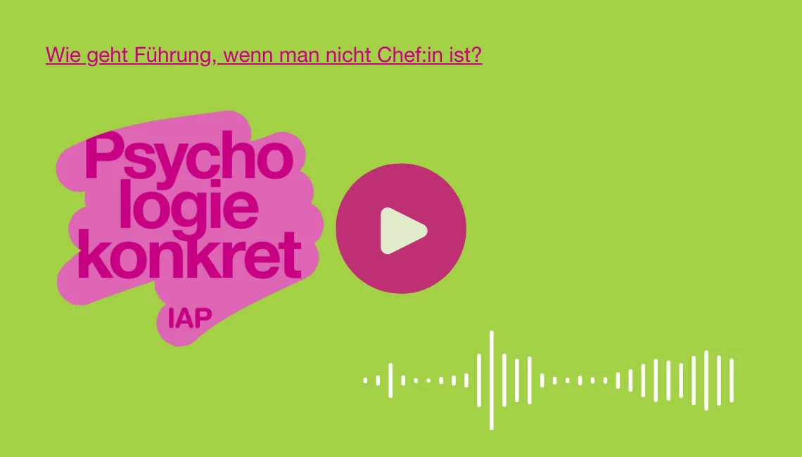 Play: Podcast Wie geht Führung, wenn man nicht Chef:in ist?