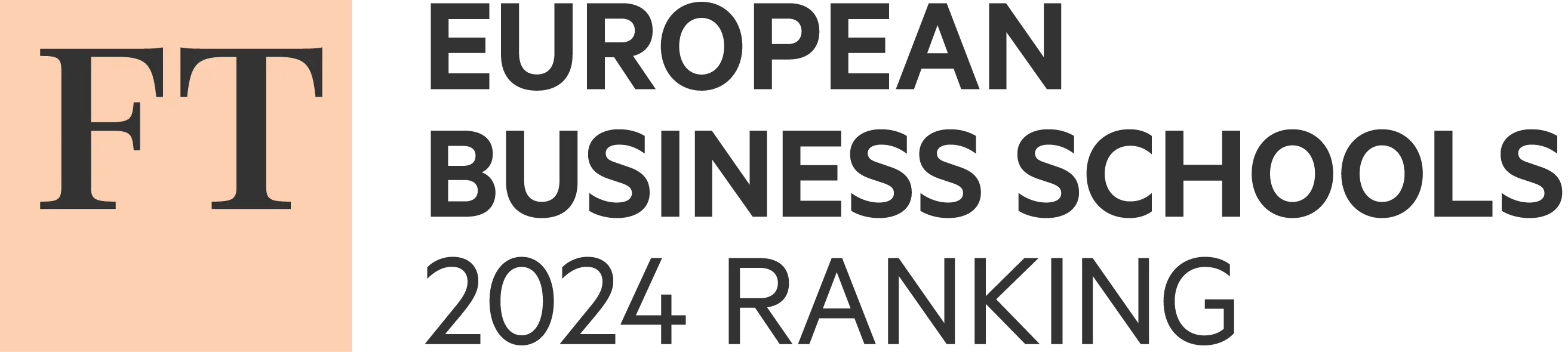 Logo FT Rankings 2024 European Business Schools