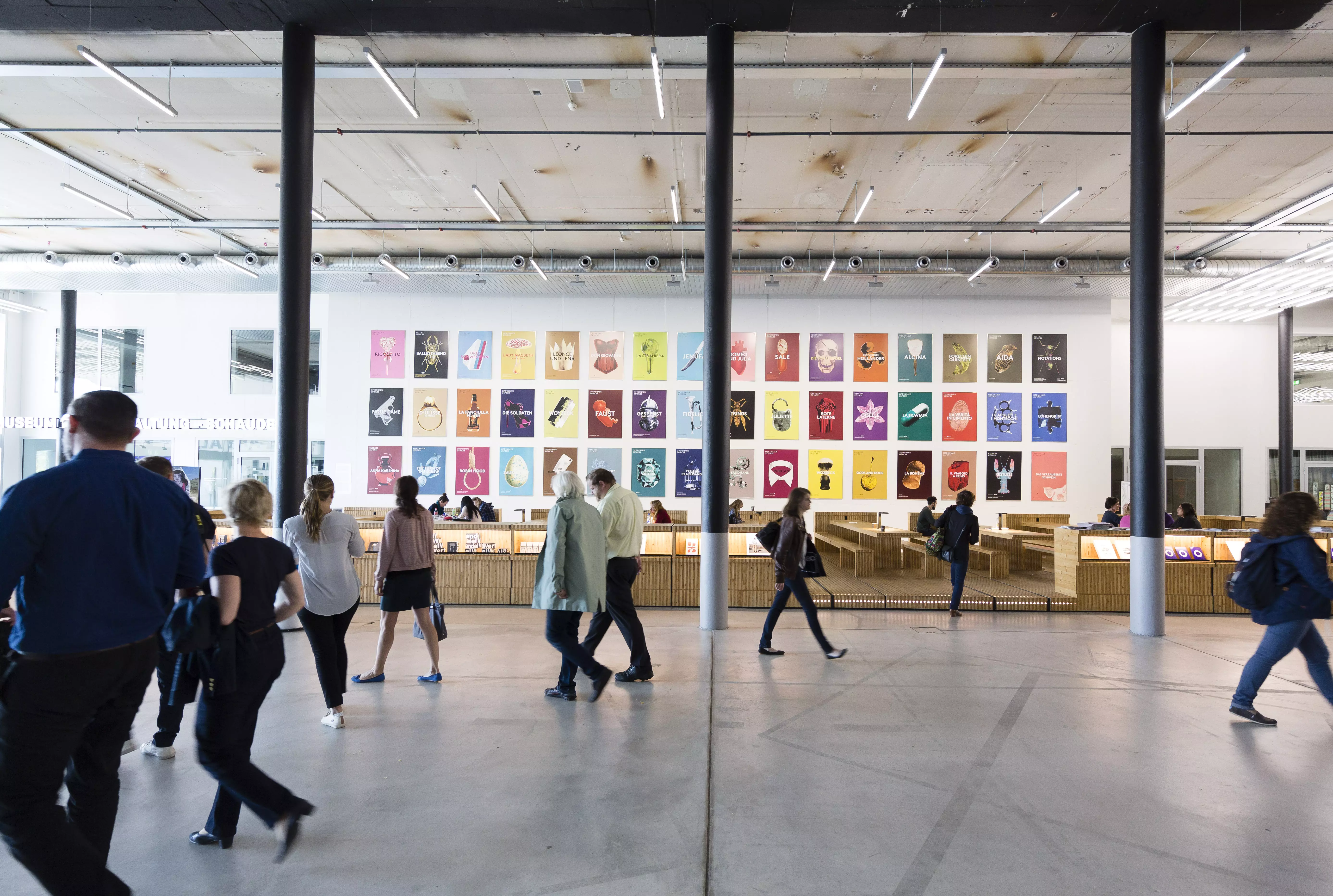 Toni-Areal entrance hall, Photo: Hannes Thalmann