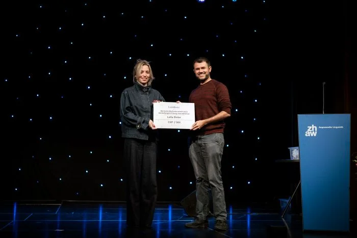 Foto von der Preisübergabe