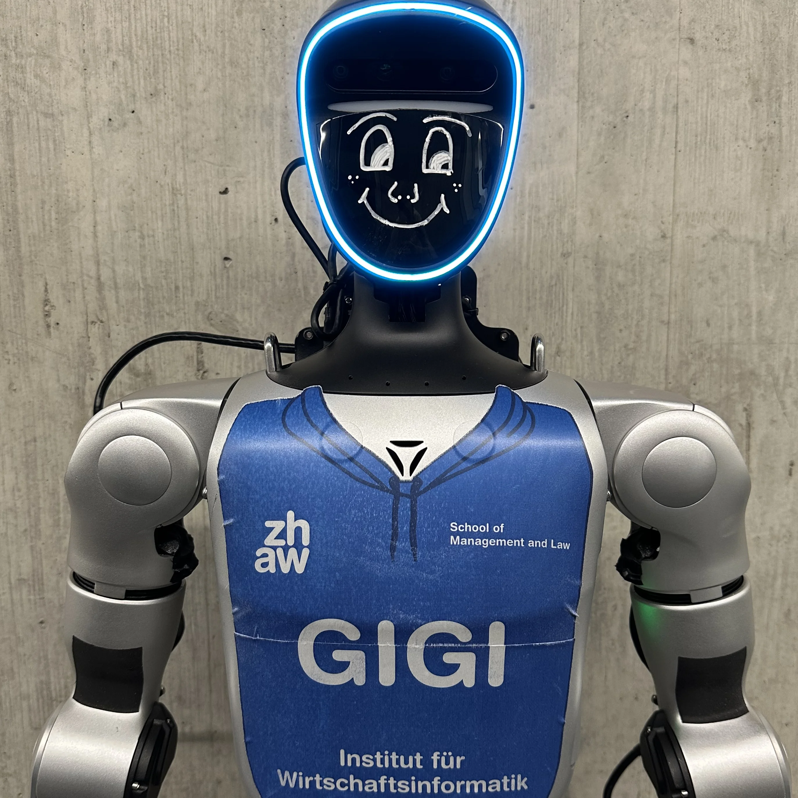 GIGI - Die Roboterkollegin des Instituts für Wirtschaftsinformatik