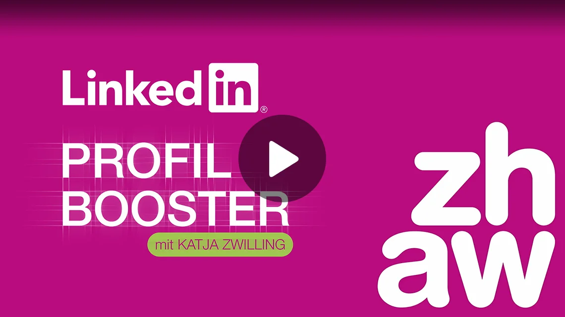 Video «Mit LinkedIn zum Erfolg» abspielen. Vor dem Laden des Videos wird ein Datenschutzhinweis angezeigt.