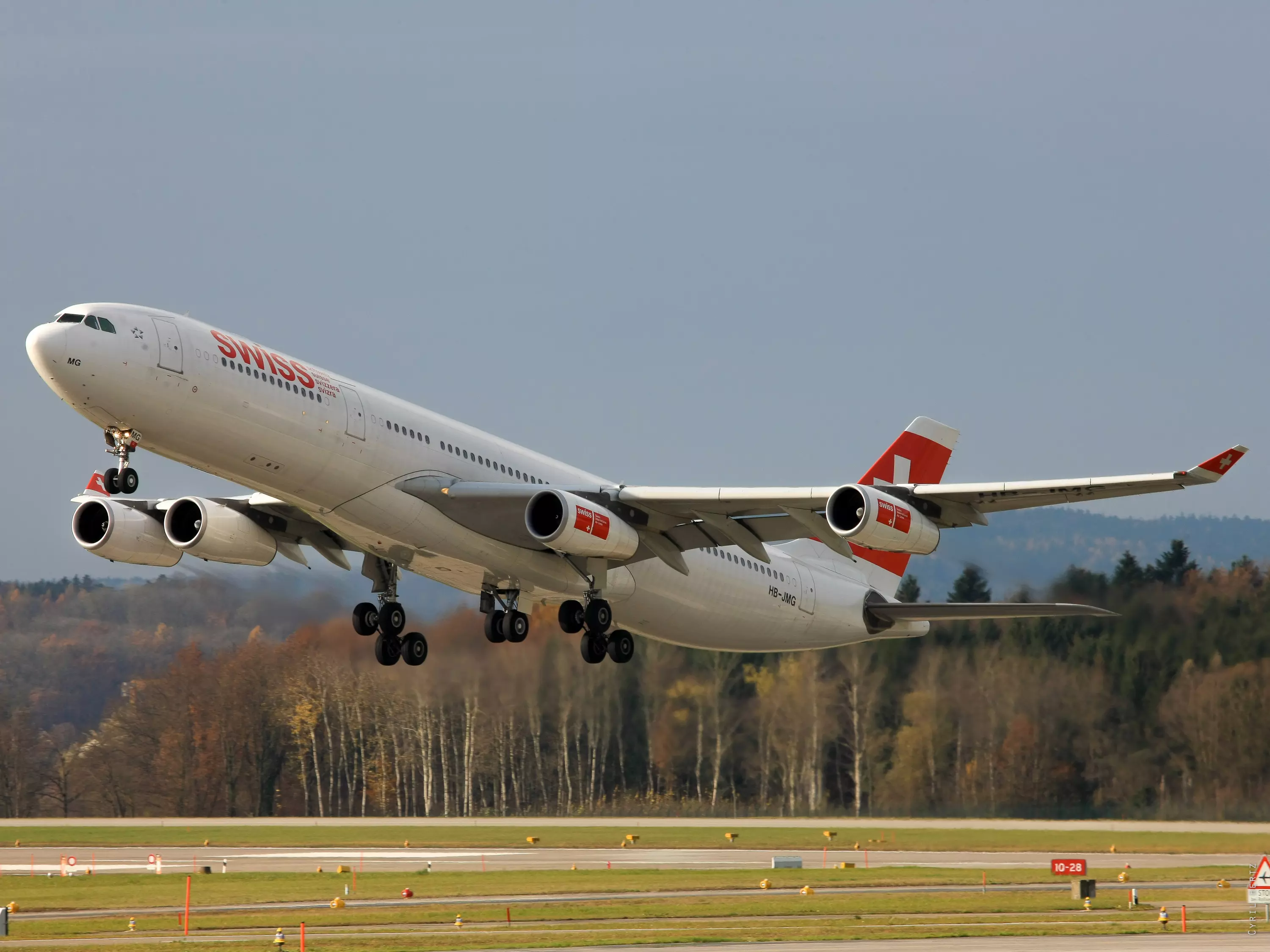 Airbus A340, vergrösserte Ansicht