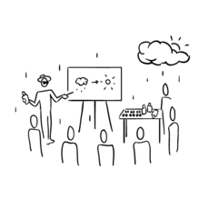 Illustration Beratung für Organisationen