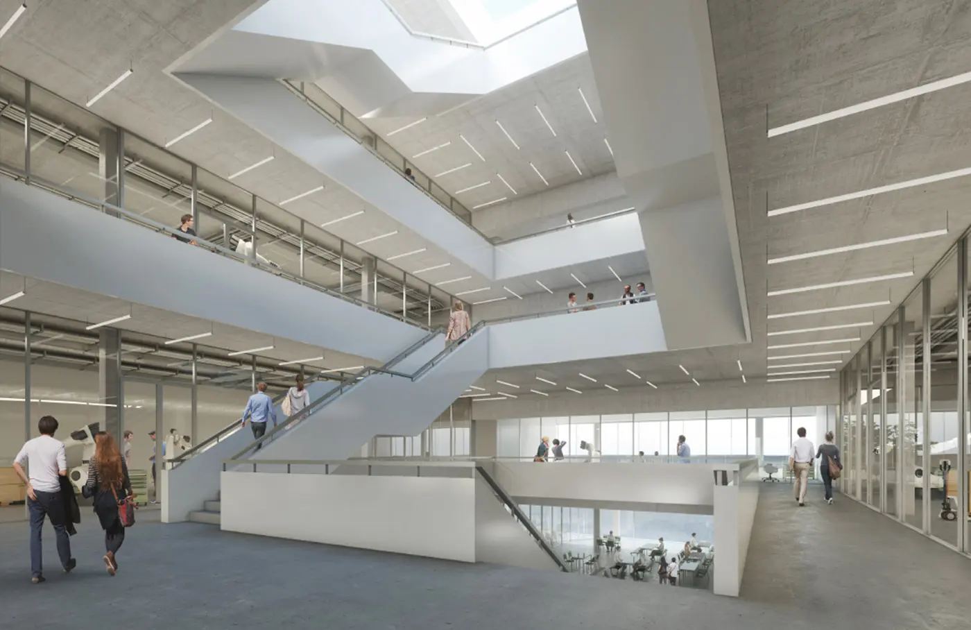 Visualisierung ZHAW-Campus Technikumstrasse Innen