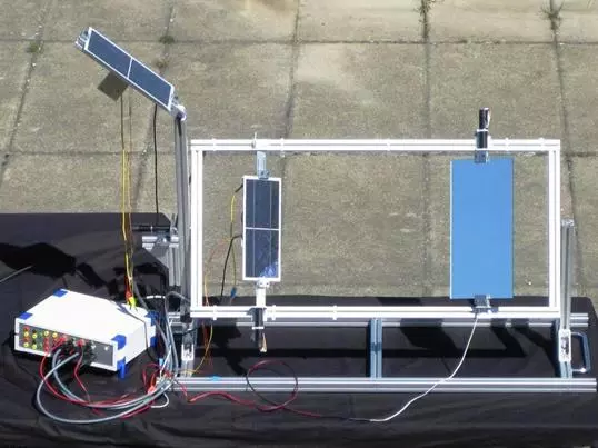 Versuchsaufbau IEFE Solar-Tracking