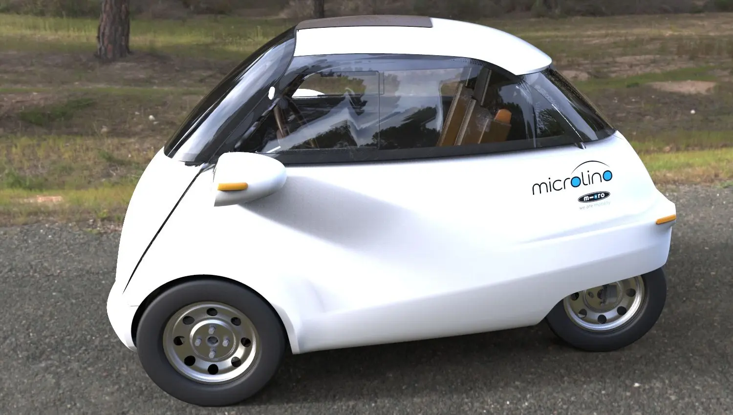 Das futuristische Kleinfahrzeug der Kategorie L7e soll rein elektrisch betreiben werden