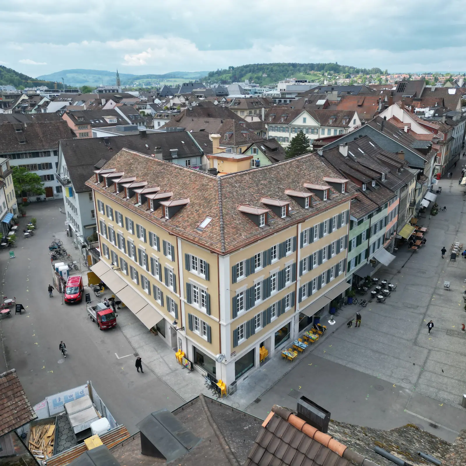 Gesamtansicht Gebäudestruktur