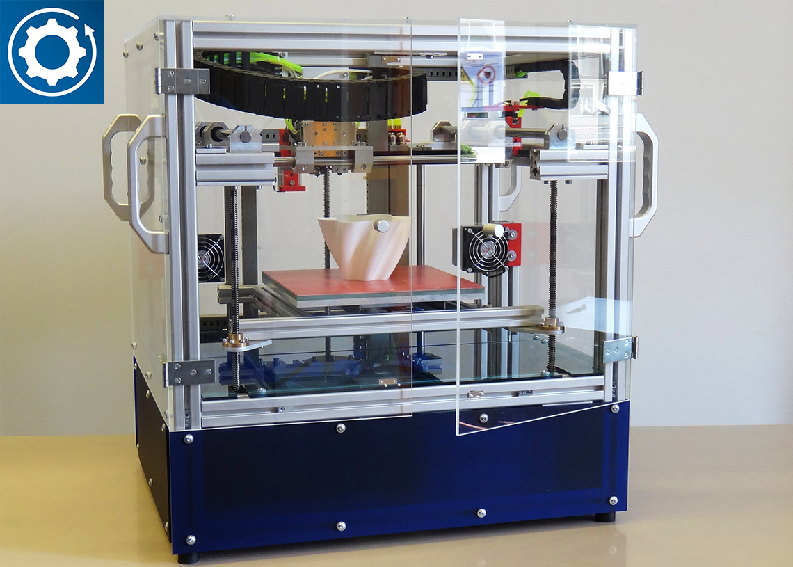 Am IMS entwickelter 3D-Drucker Am IMS entwickelter 3D-Drucker