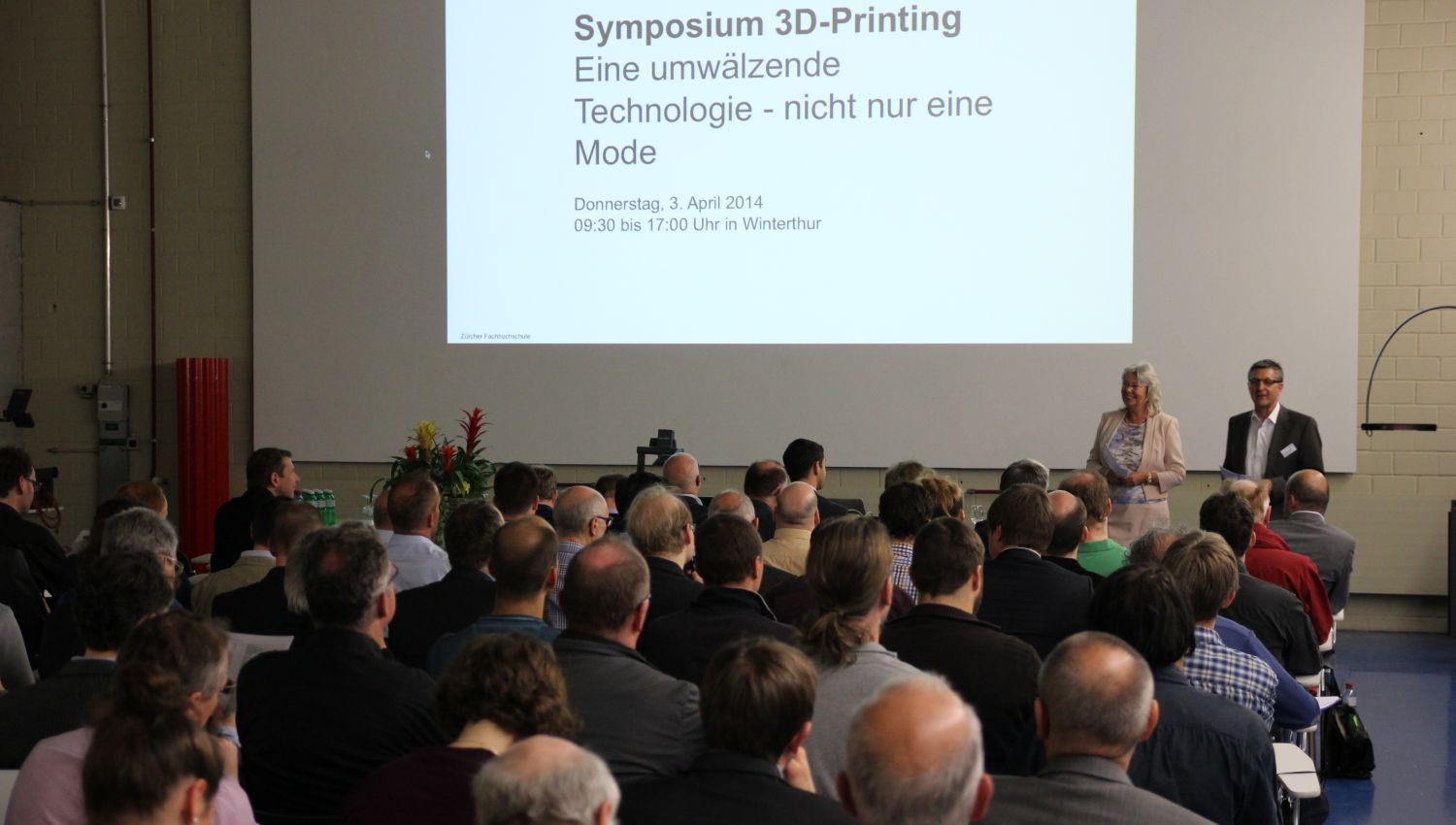 Stimmungsbild vom Plenum am 3D-Printing Symposium