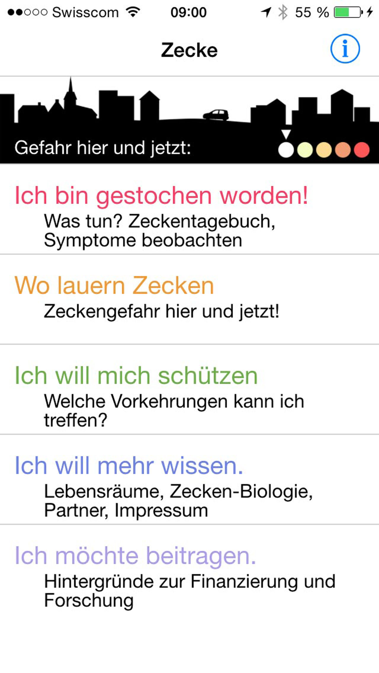 «Zecke»-App