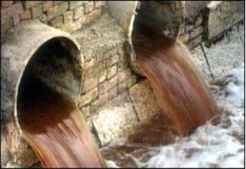 River waste water