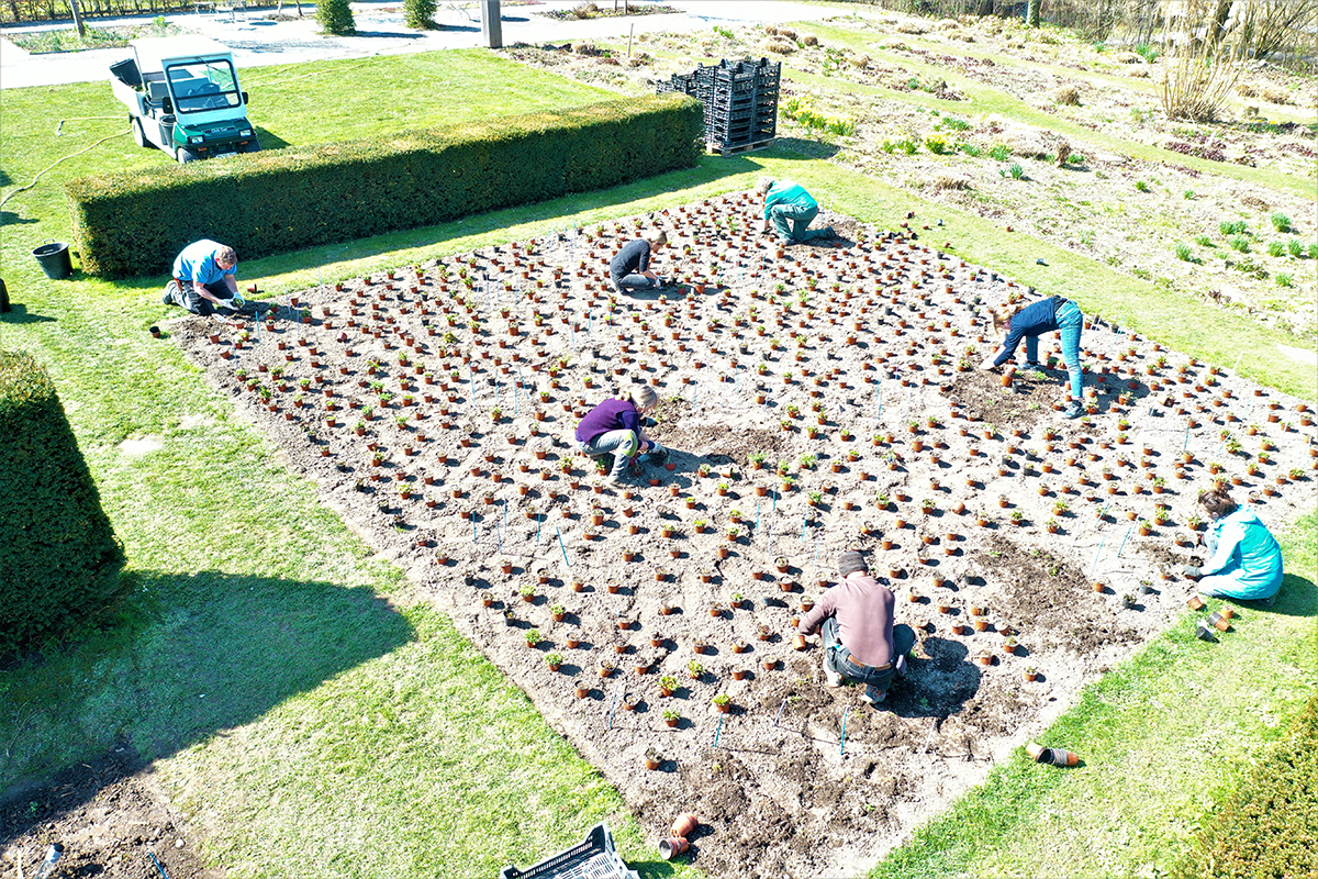 Speditiv an der Arbeit, das Gärtnerteam der ZHAW, Bild: Doris Tausendpfund