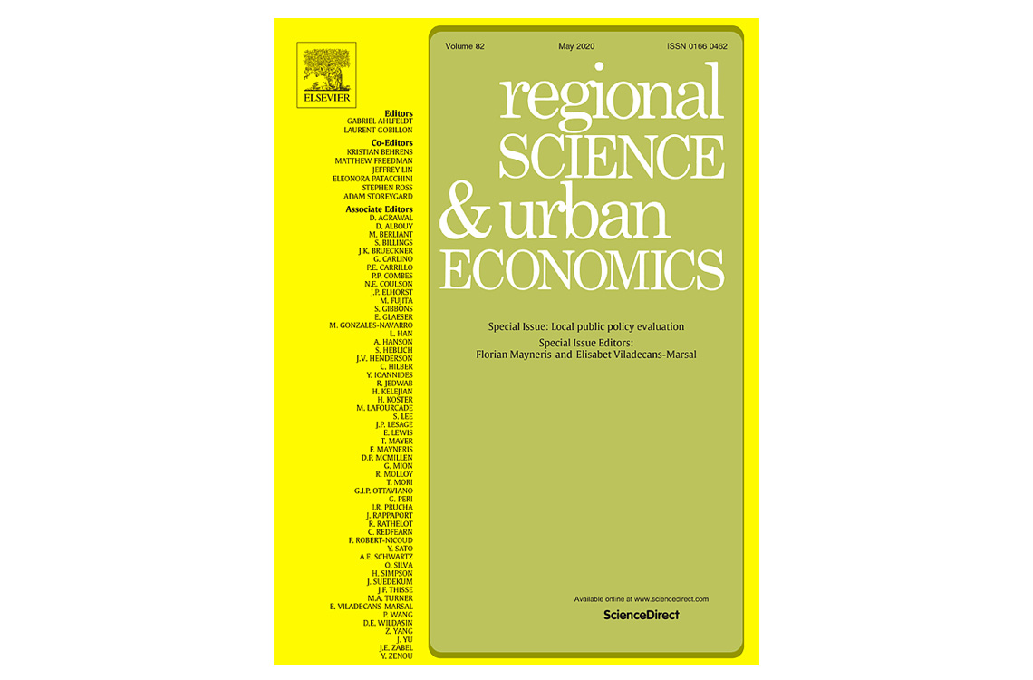 Regional Science and Urban Economics Regional Science and Urban Economics