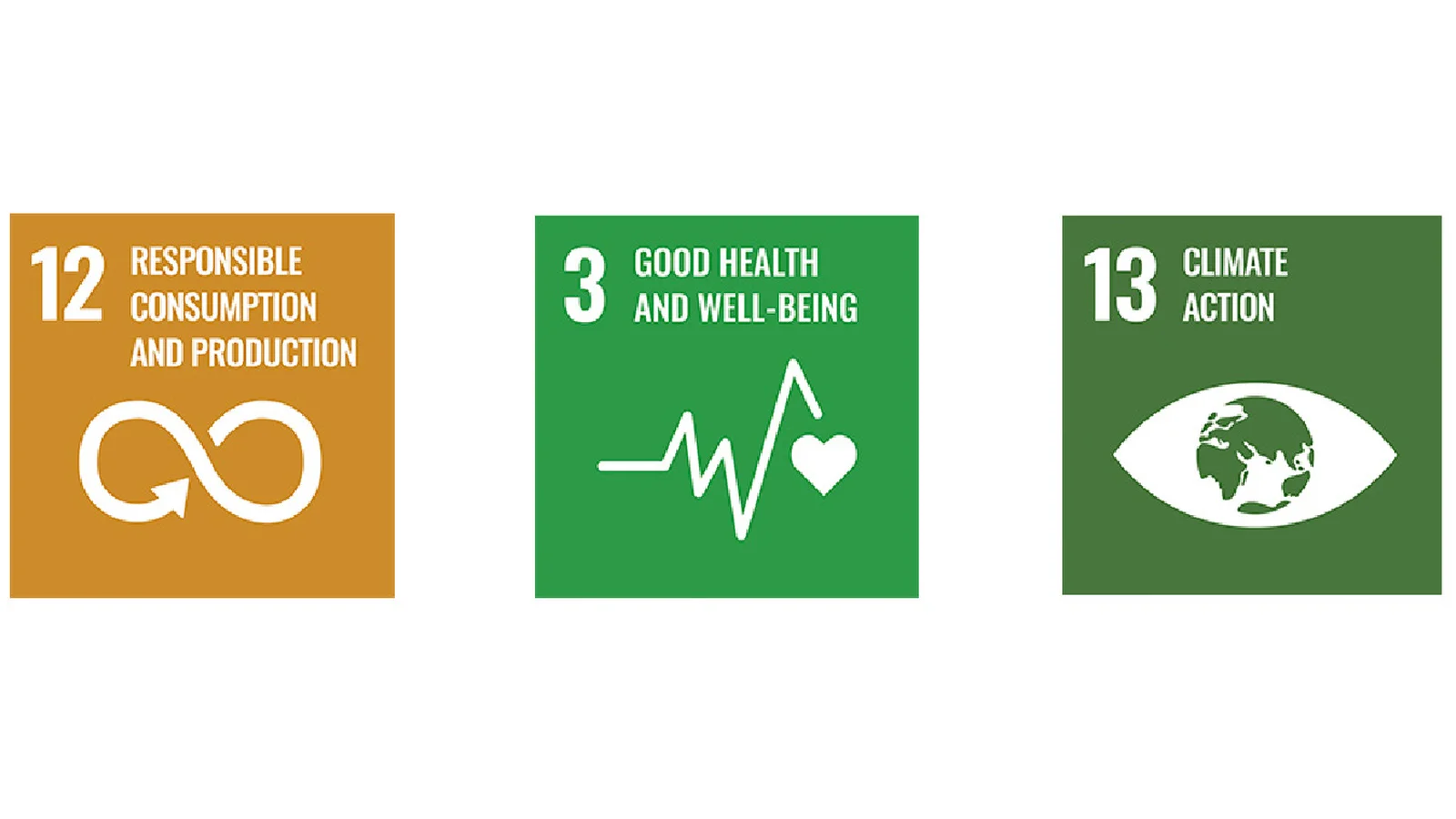 Das Projekt trägt einen Beitrag zu drei Nachhaltigkeitszielen bei: Nachhaltiger Konsum und Produktion, Gesundheit und Wohlergehen, Massnahmen zum Klimaschutz.