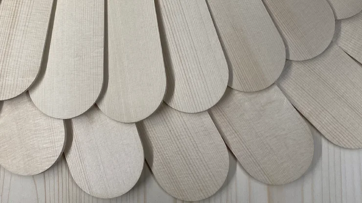 Robotic Wood Shingle Assembly.