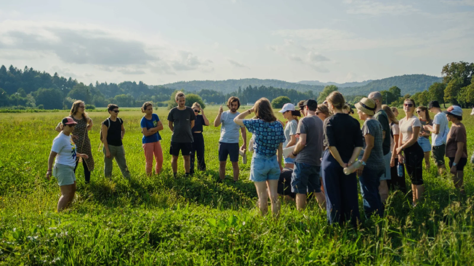 Summer School participants on an excursion in Slovenia.