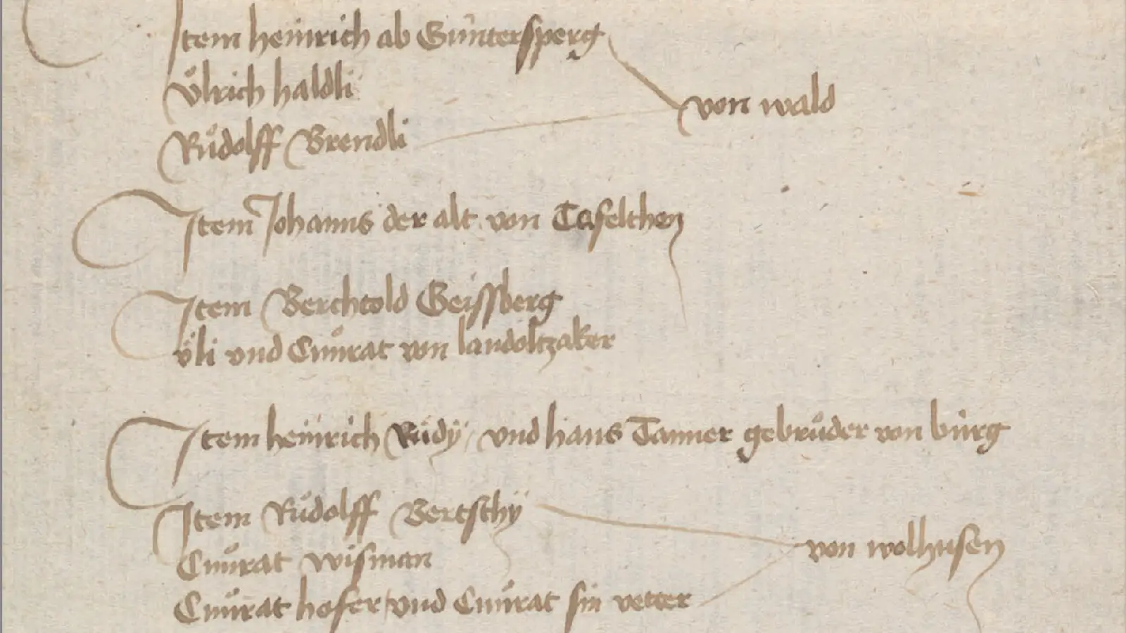 historische Handschrift